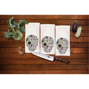 I Am the Storm kitchen towel set, Dish Towels, set of 3‎